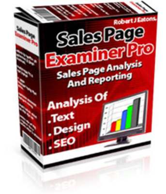 Product picture Sales Page Examiner PRO