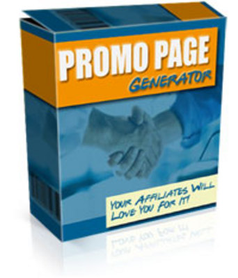 Product picture Promo Page Generator  