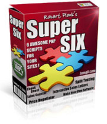Product picture Super Six 6 Awesome PHP Scripts  