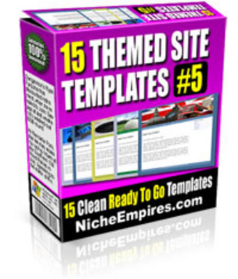 Product picture 15 Themed Site Templates Volume #5 