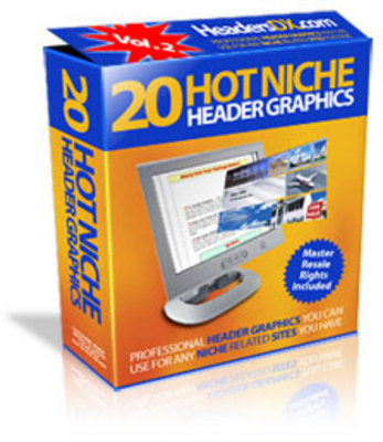 Product picture 20 HOT Niche Header Graphics 