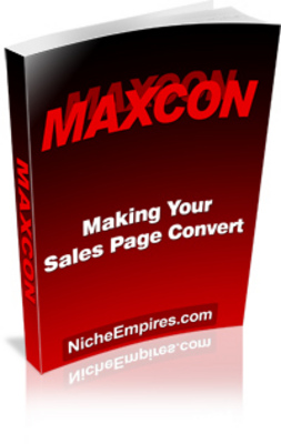 Product picture Making Your Sales Page Convert MAXCON