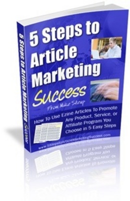 Product picture 5 Steps To Article Marketing Success  