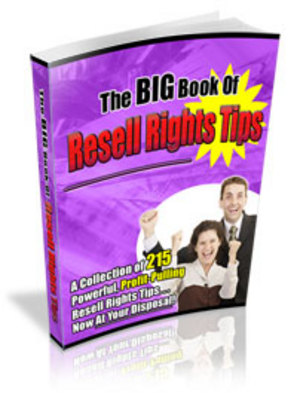 Product picture The Big Book Of Resell Rights Tips  