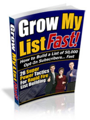 Product picture Grow My List Fast